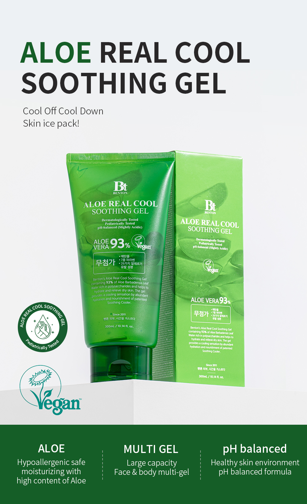 Aloe Real Cool Soothing Gel 300mL BENTON