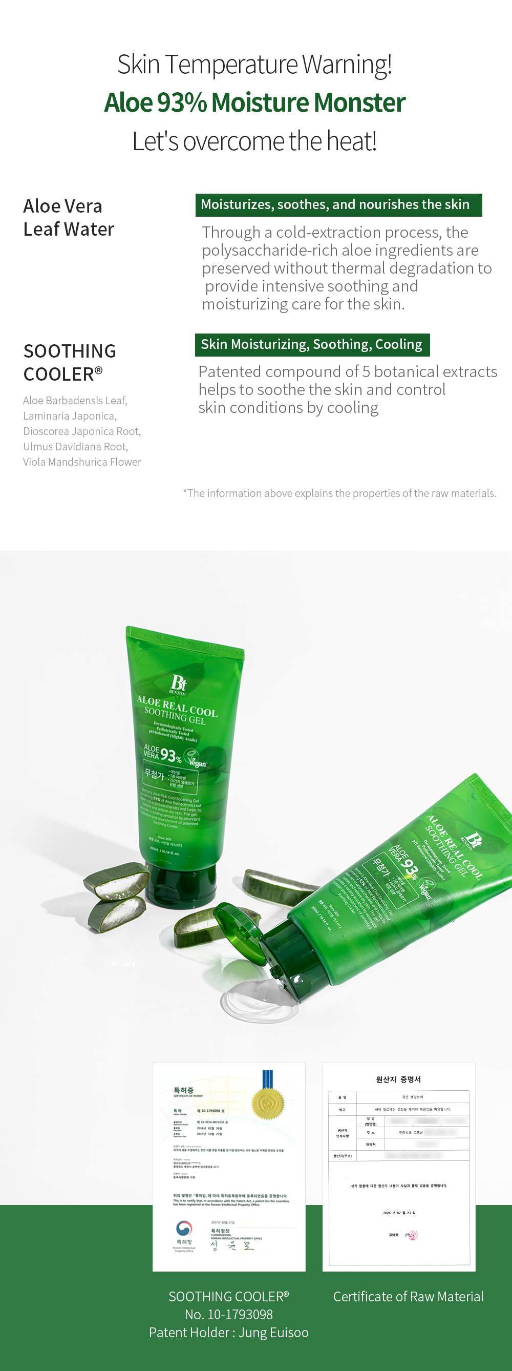 Aloe Real Cool Soothing Gel 300mL BENTON